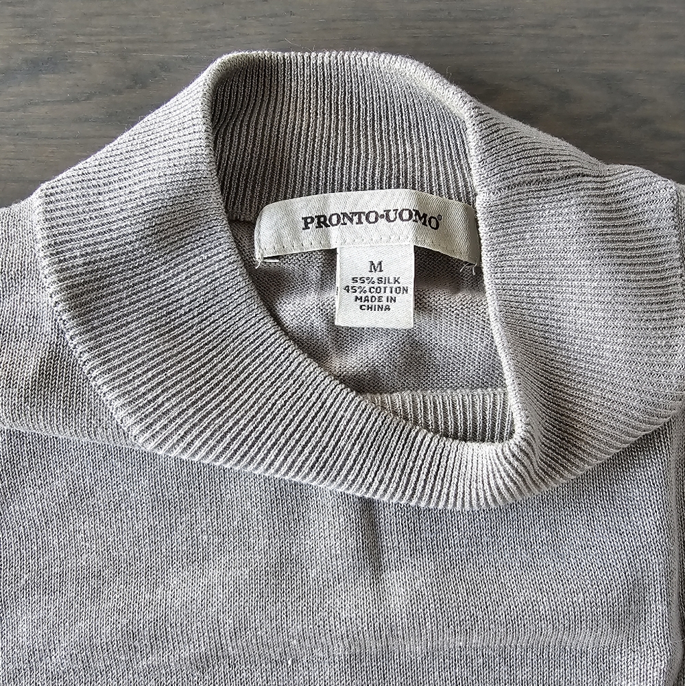 Pronto Uomo | Silk Blend Men's Sweater